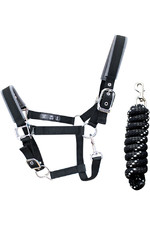 Woof Wear Head Collar & Lead Rope WS0020 - Black
